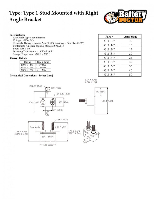 Product of Wirthco 31118 Circuit Breaker