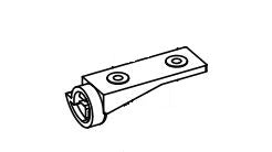 Thetford/ Norcold 50605 Refrigerator Evaporator Door Mounting Clip||61633030.Jpg||85||dca50605||1787958