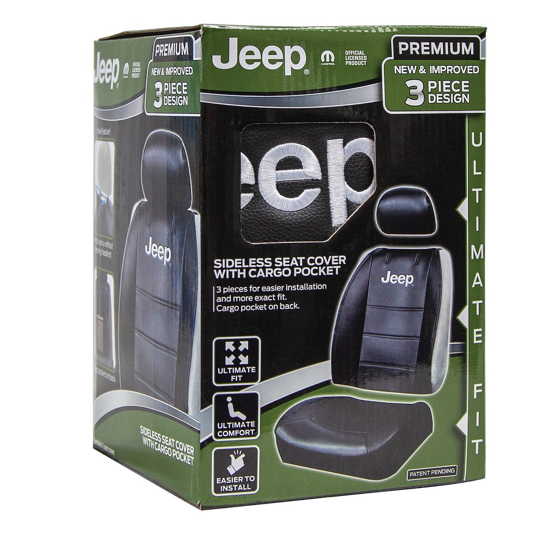 Product of Plasticolor 008597R01 Black Leather Seat Cover 