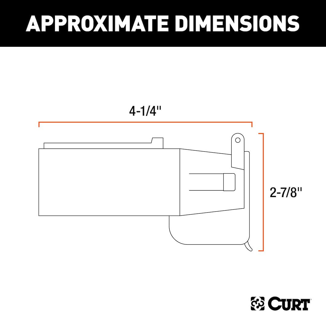 Curt 57720 Trailer Wiring Connector||||87||c9357720||2011368