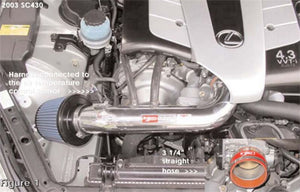 Product of Injen Technology IS2095P Polished Street Cold Air Intake w/ Blue Filter 