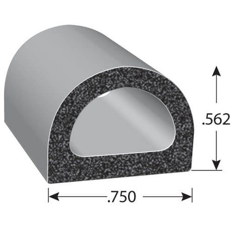Trim-Lok X135ht-25 Multi Purpose Weather Stripping||x135ht-25_1.Jpg||86||t4lx135ht25||1186977