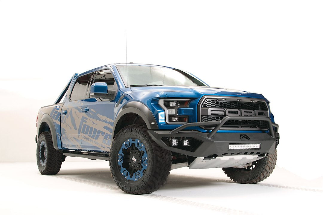 Product of Fab Fours FF17-D4352-1 Vengeance Steel Matte Powder Coated Bumper 