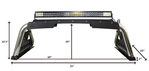 Go Rhino 911000t Truck Bed Bar||fullsizedims.Jpg||90||g26911000t||1303882