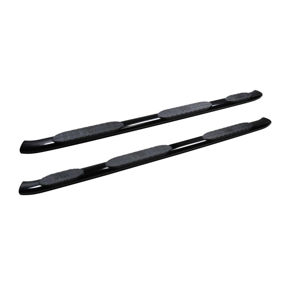 Product of Westin Automotive 21-534715 Black Powder Coated Oval Nerf Bar - Truck Wheel To Wheel 