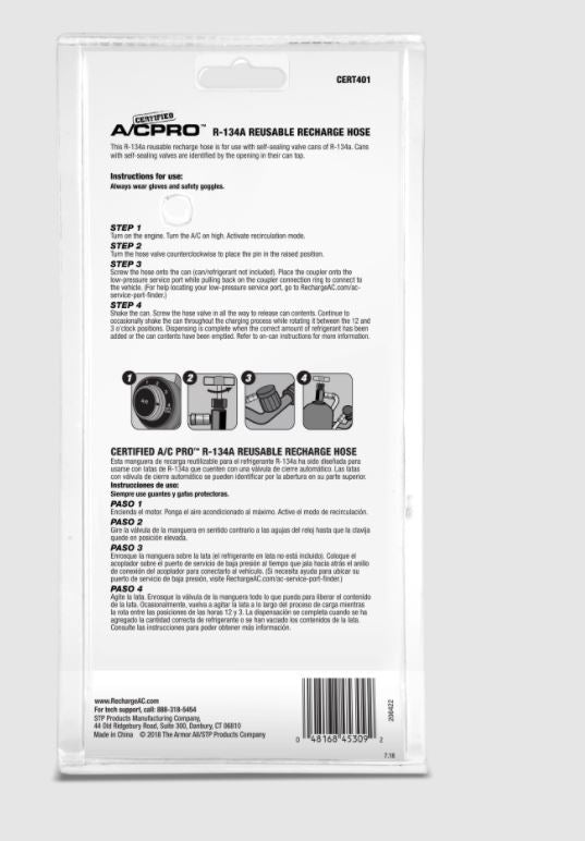 Interdynamics Cert401-1 Air Conditioner Charging Hose Kit||cert401-1_1.Jpg||86||i13cert4011||2254402