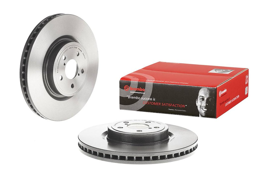 Product of Brembo 09A87011C02 Vented 1 Piece Brake Rotor 