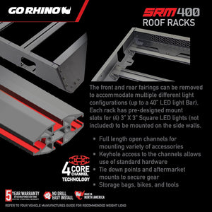 Product of Go Rhino 5934068t Roof Basket