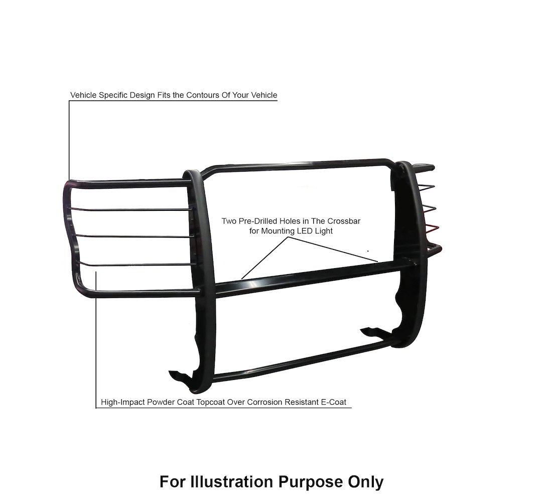 Product of Black Horse Offroad 17FB28MA Grille Guard Modular Black Powder Coated 