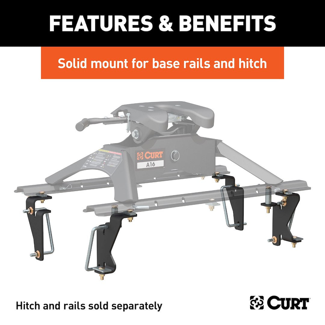 Product of CURT 16420 Bolt-On Fifth Wheel Trailer Hitch Mount Kit 