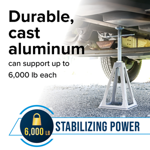 Product of Camco 44560 6000 Pound Manual Trailer Stabilizer Jack Stand 