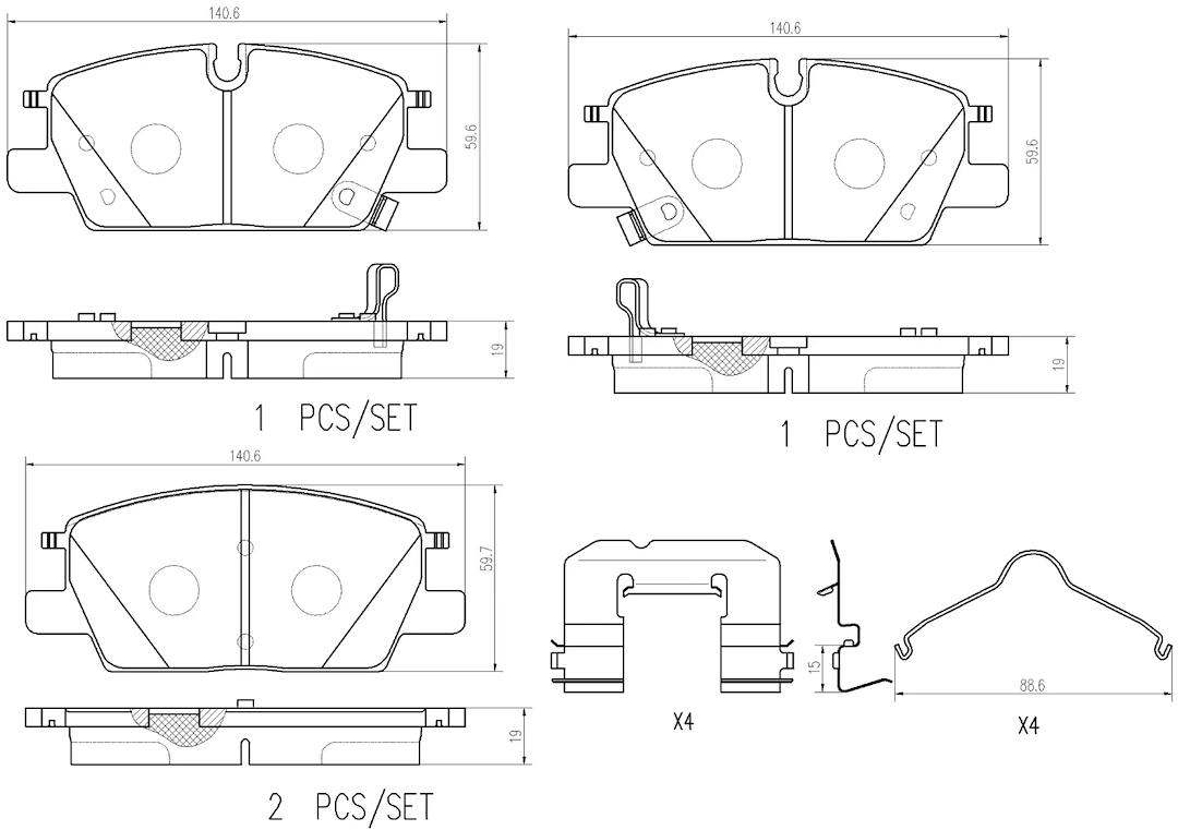Brembo P10082 Brake Pad||p10082_3.Png||88||brmp10082||2104737