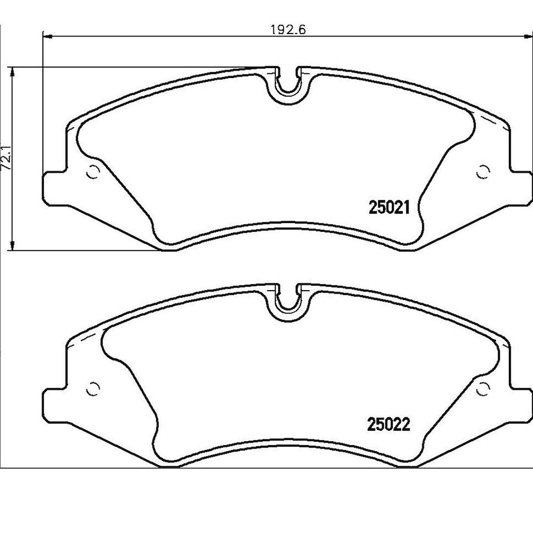 Product of Brembo P44024 Brake Pad - Set Of 4 