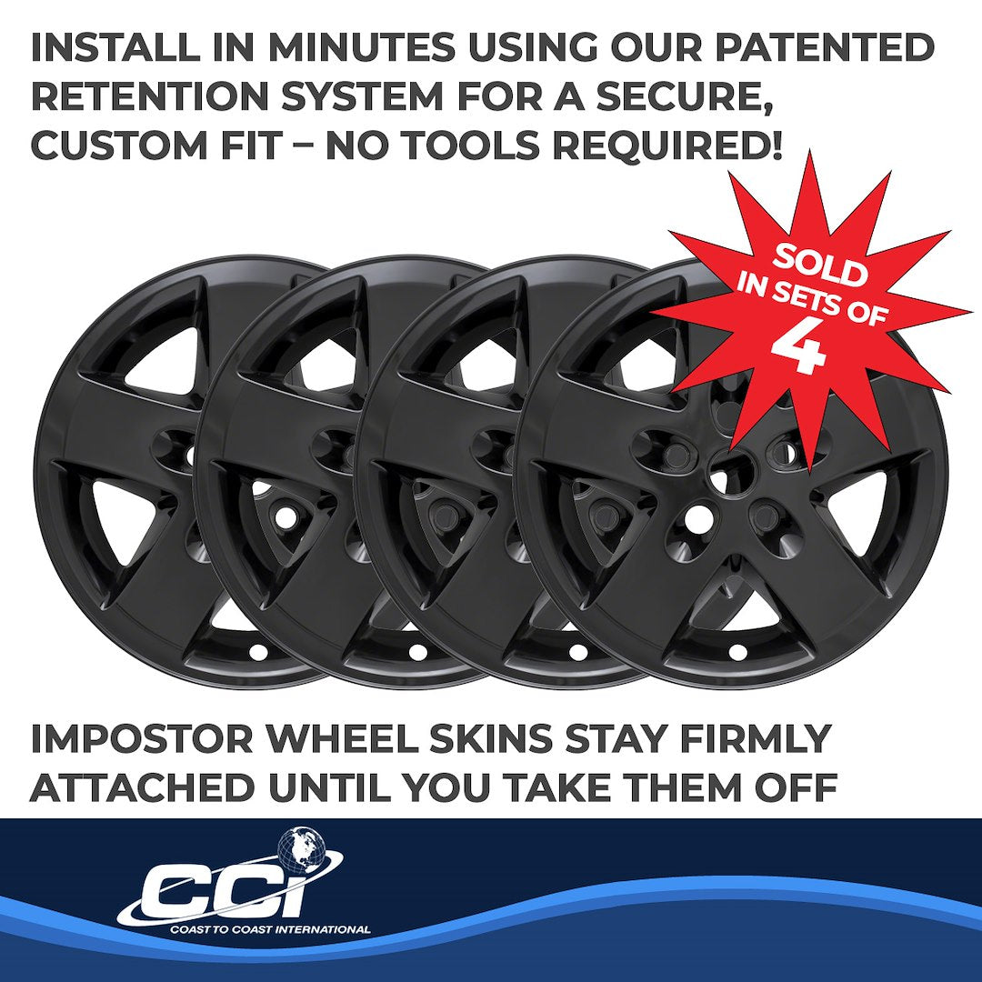 Product of Coast To Coast IWCIMP340BLK Black Set Of 4 