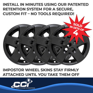 Product of Coast To Coast IWCIMP340BLK Black Set Of 4 