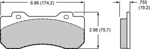 Product of Wilwood Brakes 120-13816-Rd Brake Caliper