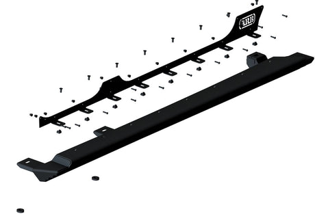 Product of ARB 4450240 Black Steel Flat Rocker Panel Guard 