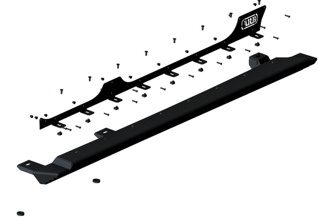 Product of ARB 4450240 Black Steel Flat Rocker Panel Guard 