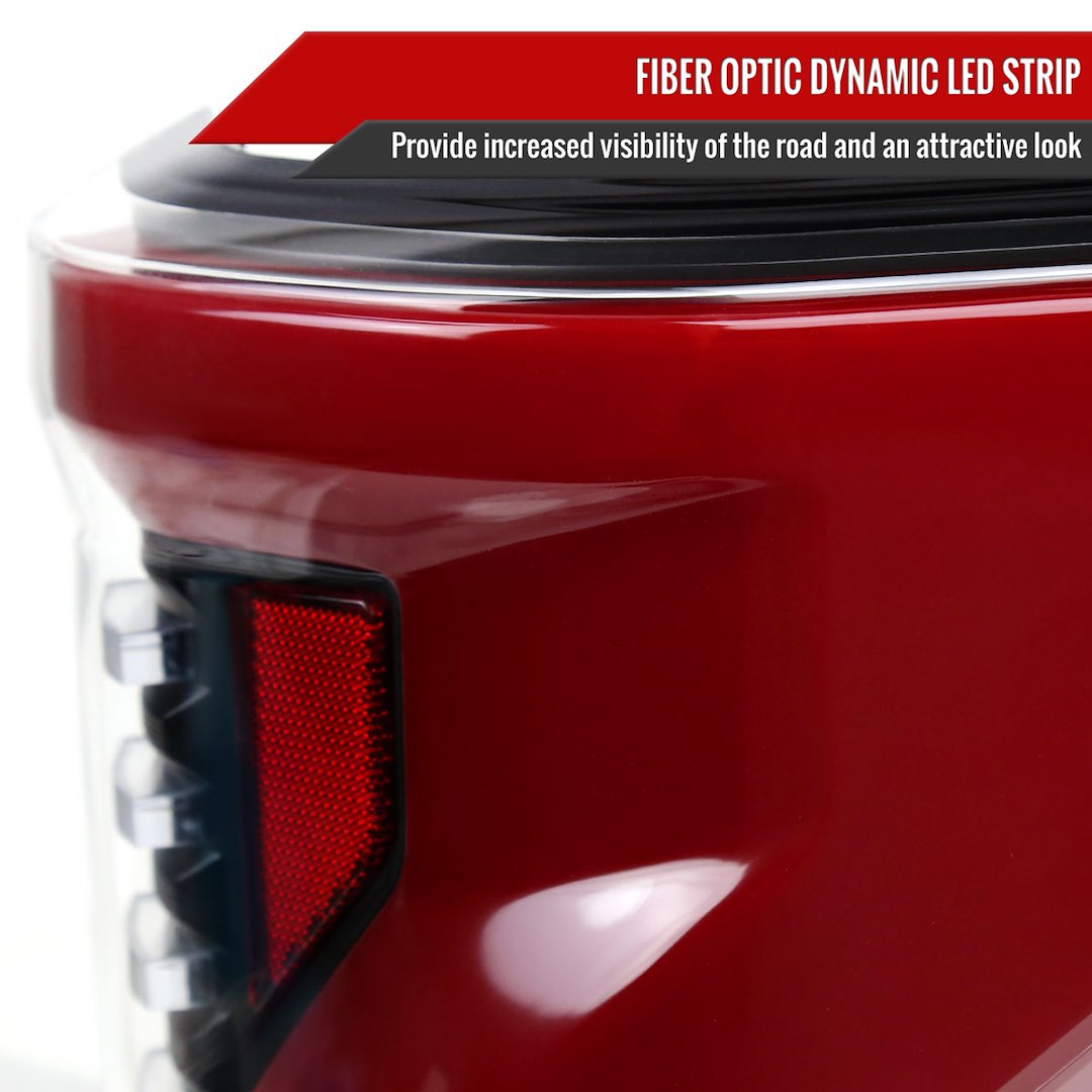 Product of Spec-D Tuning LT-F15015JRLED-SQ-RS Tail Light Assembly 