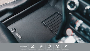 Product of 3D Mats KAGU L1GM02411509 Black Thermoplastic Rubber Of Carbon Fiber Texture Floor Liner 