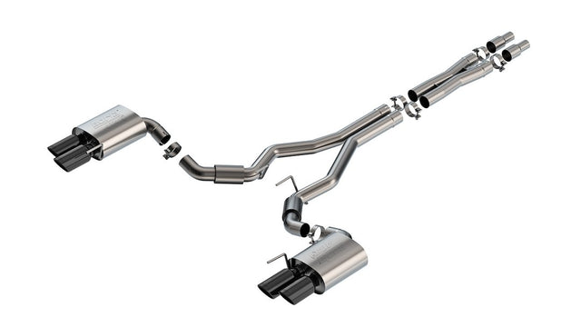 Product of Borla 140970BC ATAK ® Series Cat Back System Exhaust System Kit 