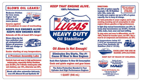 Product of Lucas Oil 10001 Oil Additive
