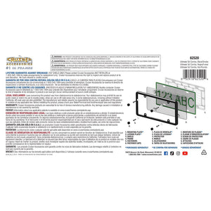 Cruiser 62520 License Plate Frame||62520_P03-Ultimate-Tuf-Combo_Black_Smoke-Backpack.Jpg||88||c3462520||1032682