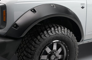 Product of Bushwacker 20960-02 Pocket Style/ Exposed Fasteners Black Fender Flare - Set Of 4 