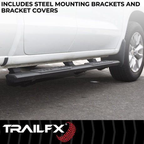 Product of TrailFX AL4009B TrailFX A4 Series Nerf Bar With Surface Steps 