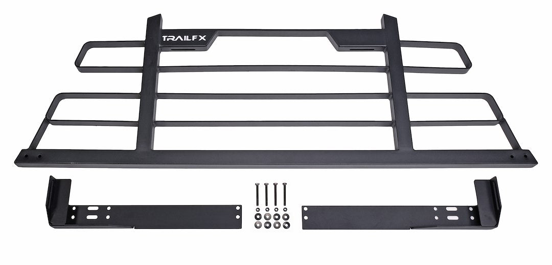 Product of TrailFX HR002B Threaded Fasteners Titanium Black Powder Coated Frame Only Headache Rack 