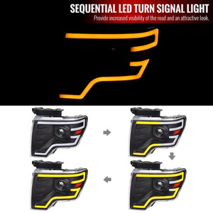 Spec-D Tuning 2lhp-F15009jm-Sq-Rs Headlight Assembly||||89||sdt5009jmsqrs||1918851