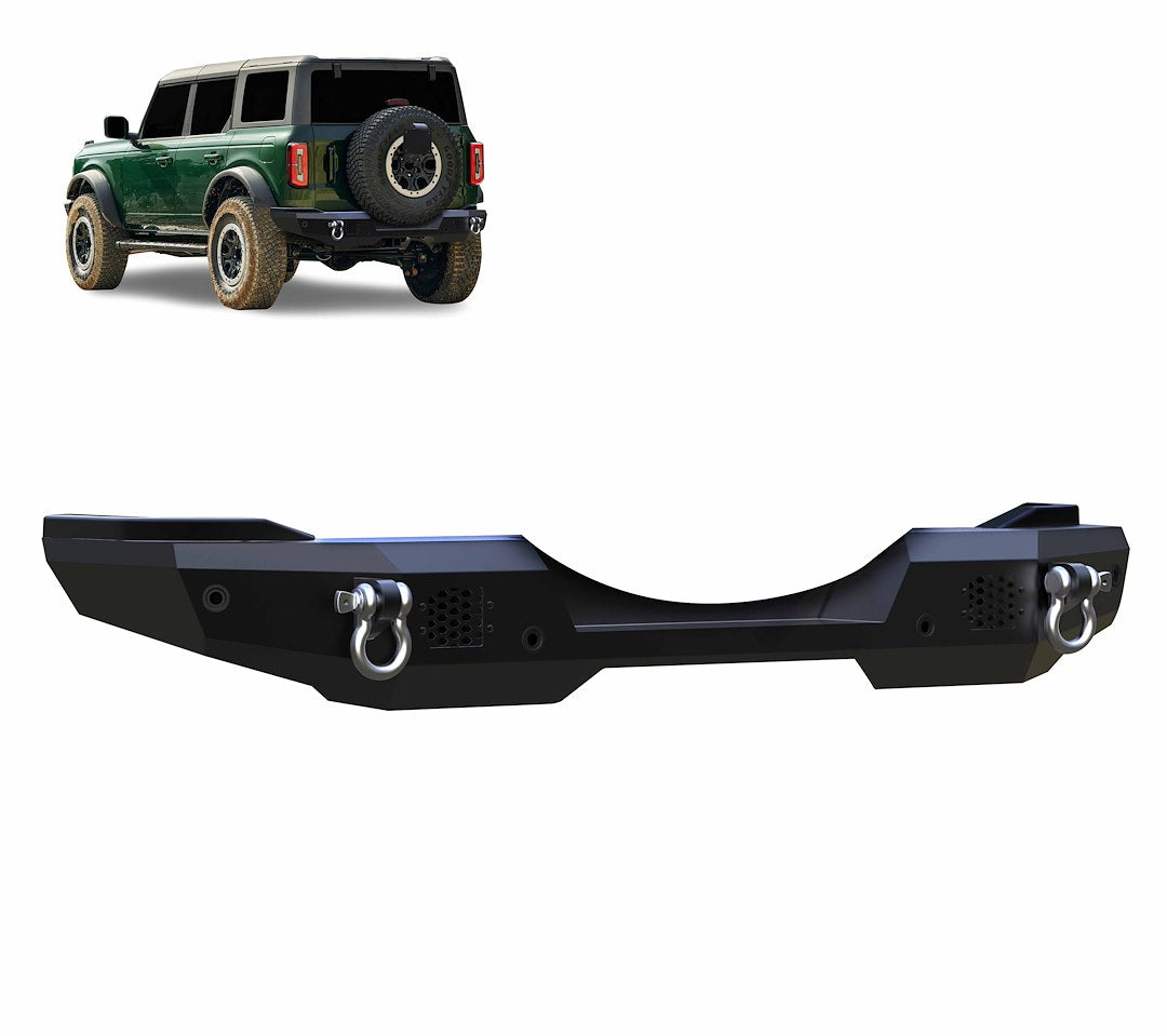 Product of Black Horse Offroad ARB-FB22 Armour Steel Matte Powder Coated Bumper 