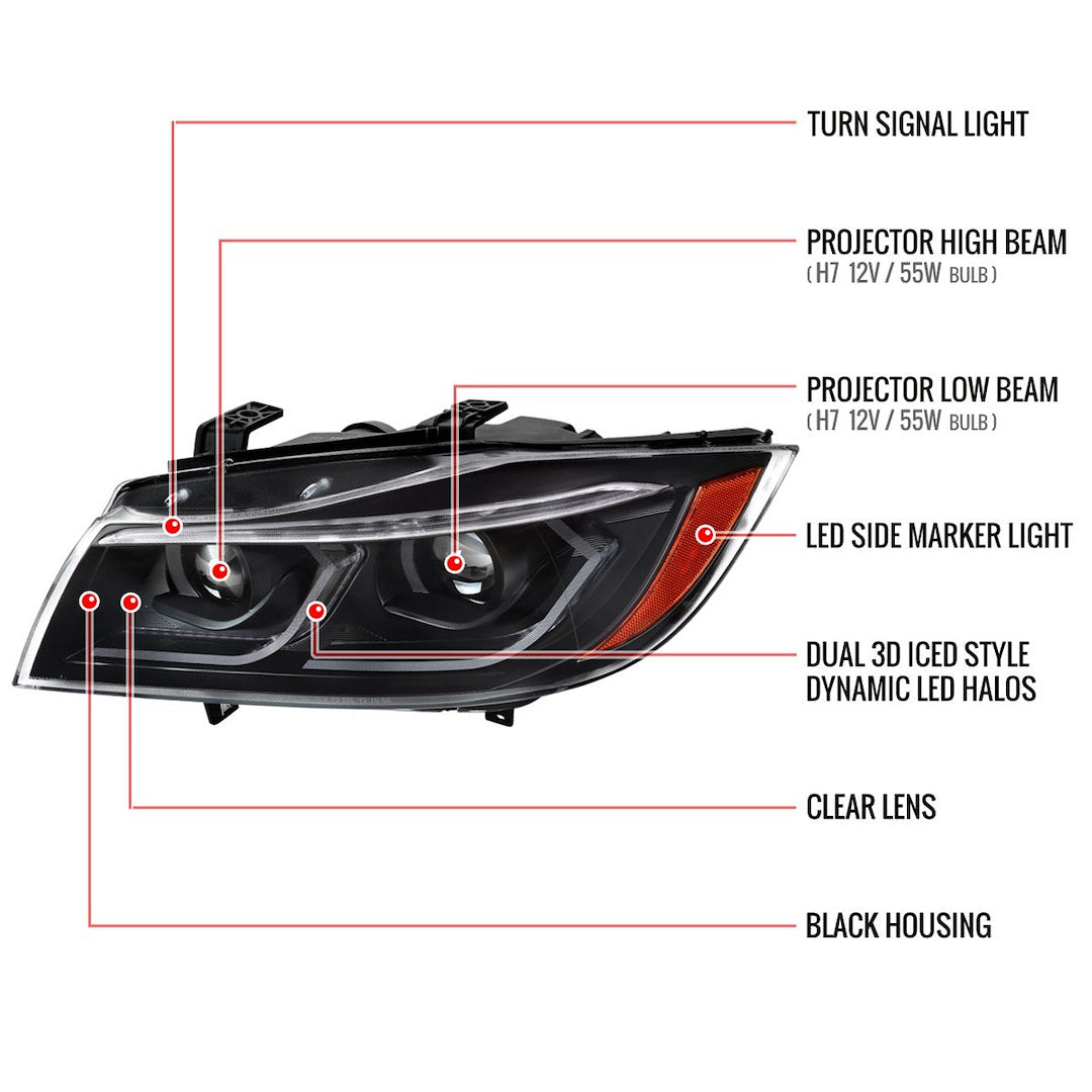 Spec-D Tuning 2lhp-E9005jm-G2-Rs Headlight Assembly||2lhp-E9005jm-G2-Rs_7.Jpg||92||sdt9005jmg2rs||1574000