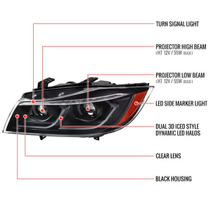 Spec-D Tuning 2lhp-E9005jm-G2-Rs Headlight Assembly||2lhp-E9005jm-G2-Rs_7.Jpg||92||sdt9005jmg2rs||1574000