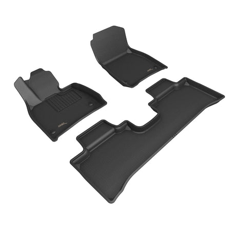 Product of 3D Mats KAGU L1MB18301509 Black Thermoplastic Rubber Of Carbon Fiber Texture Floor Liner 