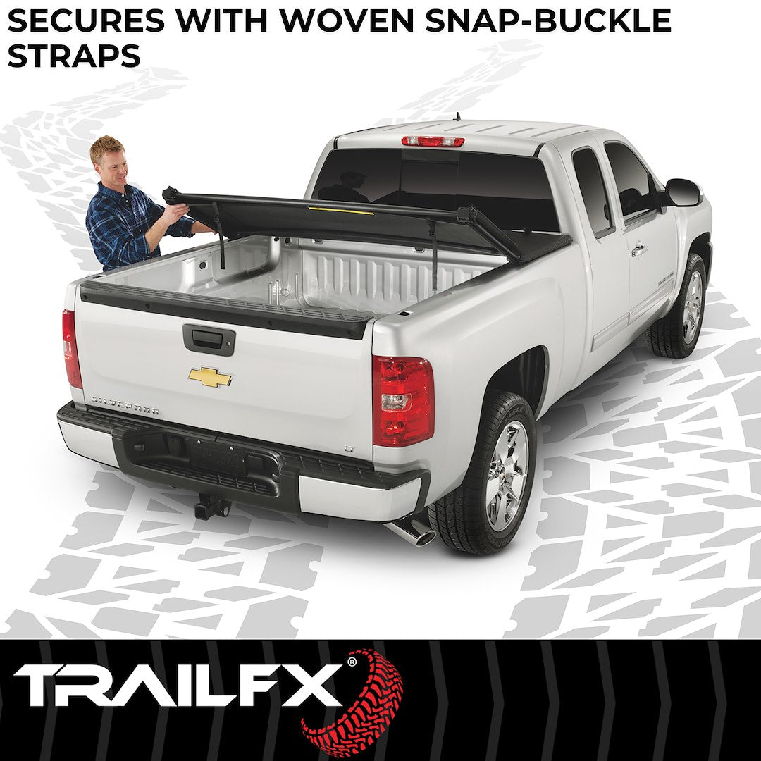 Product of TrailFX TFX Soft Tri-Fold Tonneau Covers Soft Folding TFX3320 Tonneau Cover 