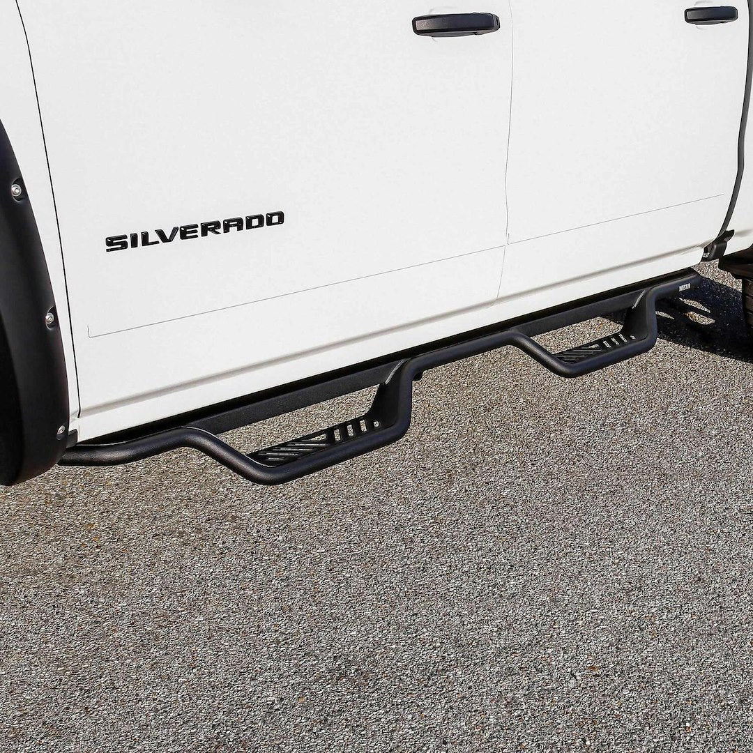 Product of Westin Automotive 20-13725 Outlaw Nerf Bar With Drop Down Steps 
