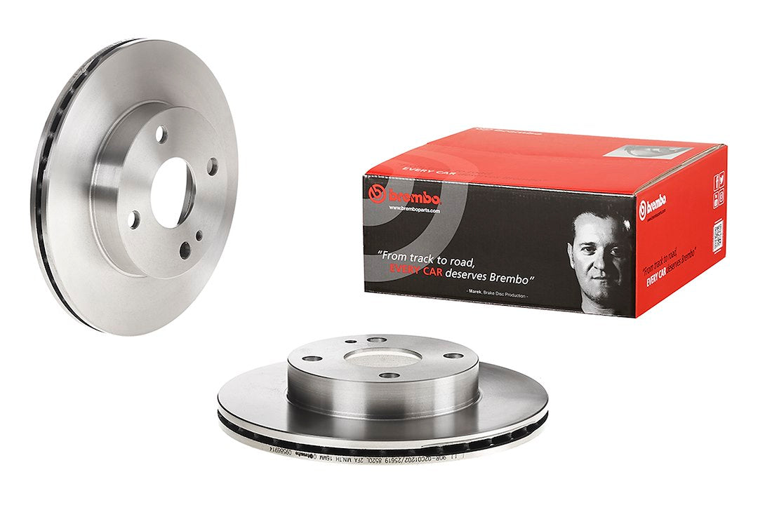 Product of Brembo 09586914C02 Vented 1 Piece Brake Rotor 