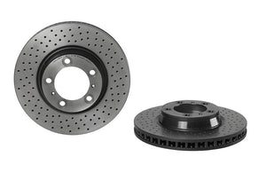 Product of Brembo 09C87711C02 Vented Cross Drilled 1 Piece Brake Rotor 