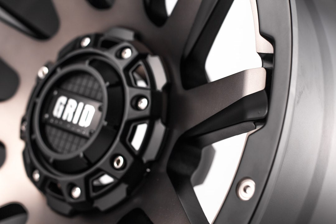 Product of Grid Wheels 20x9 Black With Metallic Dust Face Wheel - Not Applicable Bolt Pattern 
