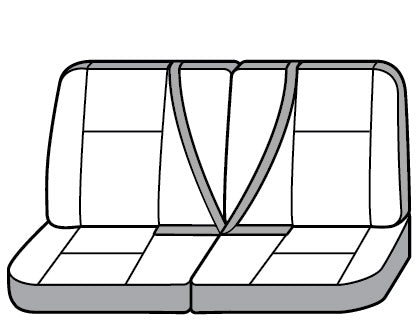 Product of Covercraft SS8529PCGY SeatSaver® Gray Polycotton Seat Cover 