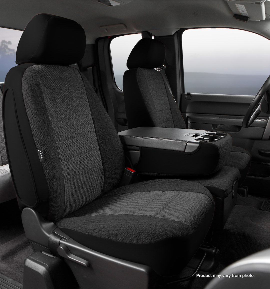 Product of Fia OE39-47 CHARC Oe™ Charcoal Center/ Black Sides Tweed Seat Cover 