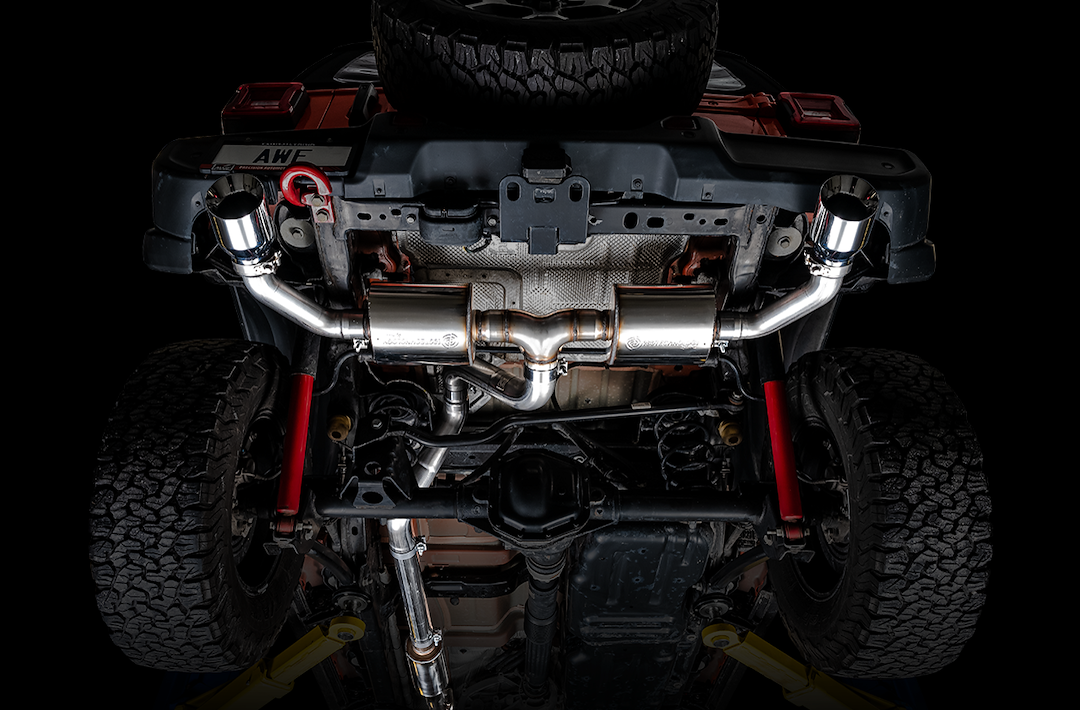 Product of AWE Tuning 3015-32001 Tread Edition Axle-Back System Dual Exhaust System Kit 