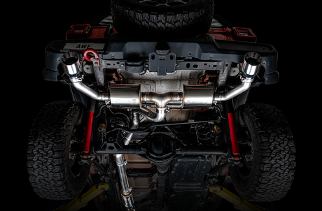Product of AWE Tuning 3015-32001 Tread Edition Axle-Back System Dual Exhaust System Kit 