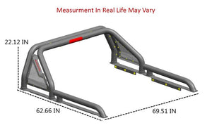 Black Horse Offroad Glrb-01b-Kit Truck Bed Bar||glrb-01b-Kit_8.Jpeg||92||blkglrb01bkit||2238513