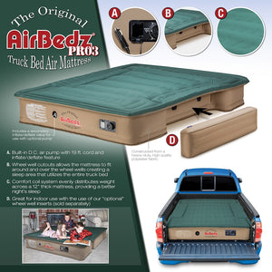 Airbedz By Pittman Outdoors Ppi-301 Truck Bed Air Mattress||airbedz-300-Series-Specs-And-Callouts.Jpg||89||abzppi301||1526926