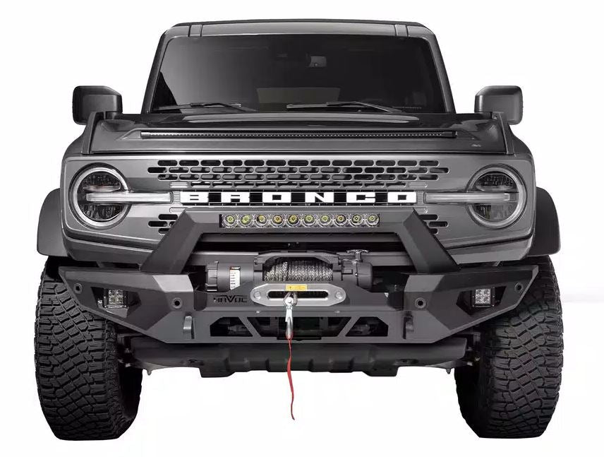 Product of Havoc Offroad HFB-02-003 Bender Steel Powder Coated Bumper 