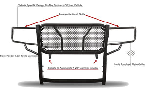 Product of Black Horse Offroad RU-DOSP19-B Grille Guard  