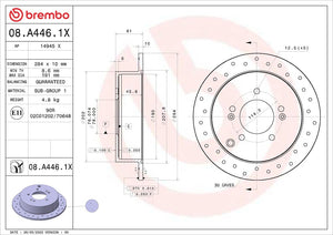 Brembo 08a4461xc02 Brake Rotor||08a4461xc02_3.Jpg||88||brm08a4461x||1684131