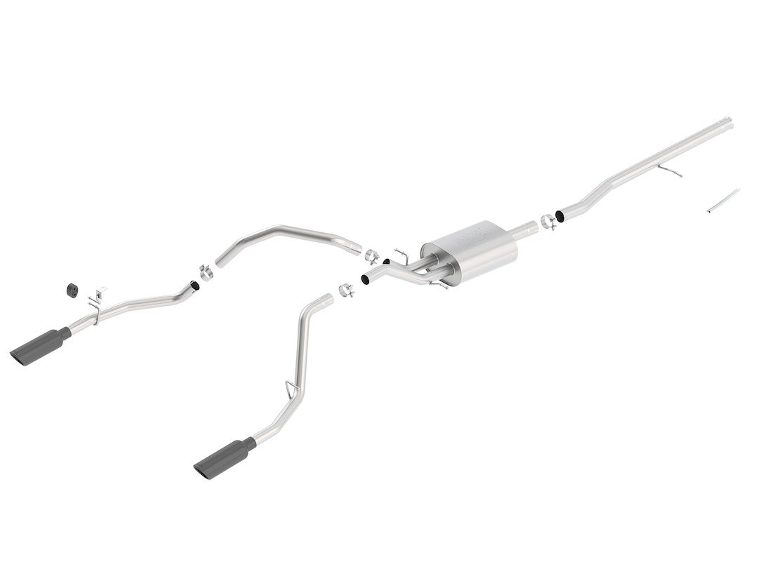 Product of Borla 140537BC ATAK ® Series Cat Back System Single Exhaust System Kit 